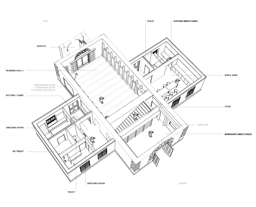 GROUND FLOOR AXONOMETRIC